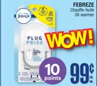 Jean Coutu FEBREZE Oil warmer offer