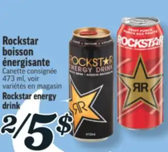 Marché Richelieu Rockstar energy drink | Rockstar boisson énergisante offer