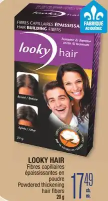 Jean Coutu LOOKY HAIR Powdered thickening hair fibers offer