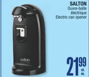 Jean Coutu SALTON Electric can opener offer