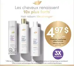 Jean Coutu DOVE Selected hair care products offer