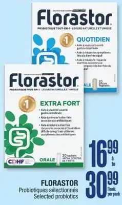 Jean Coutu FLORASTOR Selected probiotics offer