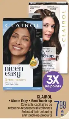 Jean Coutu CLAIROL Nice'n Easy, Root Touch-up Selected hair colouring and touch-up products offer