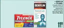 Jean Coutu BENYLIN, TYLENOL Selected cough and cold products offer