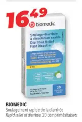 Familiprix BIOMEDIC Rapid relief of diarrhea, 20 tablets offer