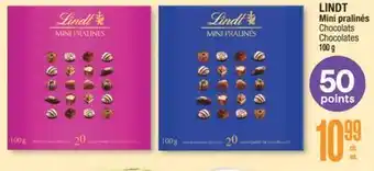 Jean Coutu LINDT Mini pralinés Chocolates offer