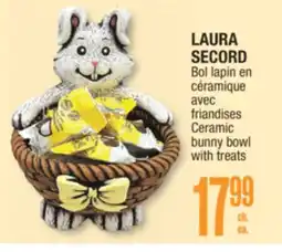 Jean Coutu LAURA SECORD Ceramic bunny bowl with treats offer