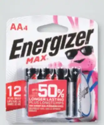 Familiprix Energizer Max AA alkaline battery 4un offer