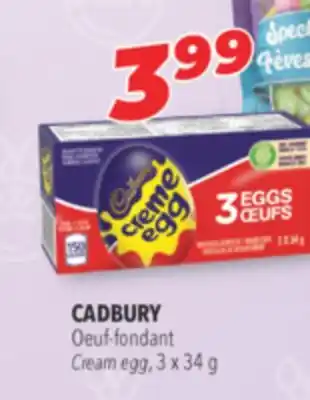 Familiprix CADBURY Oeuf-fondant Cream egg offer