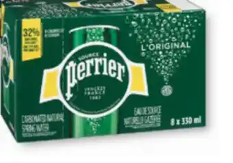 Familiprix PERRIER or MAISON PERRIER Carbonated natural spring water offer