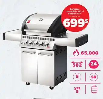 Provigo BARBECUE CONVERTIBLE 3+1+1 BRÛLEURS PC offer