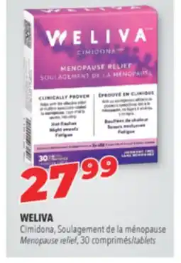 Familiprix WELIVA Menopause relief, 30 tablets offer