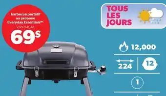 Provigo BARBECUE PORTATIF AU PROPANE EVERYDAY ESSENTIALS offer