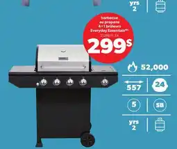 Provigo BARBECUE AU PROPANE 4+1 BRÛLEURS EVERYDAY ESSENTIALS offer