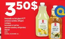 Maxi LIMONADE OU THÉ GLACÉ PC | LEMONADE OR ICED TEA, 1,54 L offer