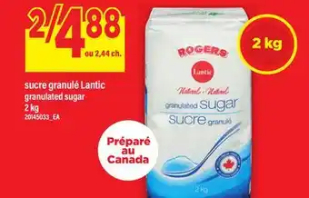 Maxi SUCRE GRANULÉ LANTIC | GRANULATED SUGAR, 2 kg offer