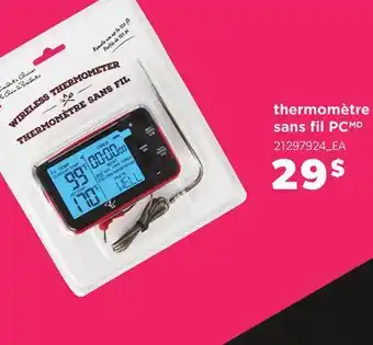 Provigo THERMOMÈTRE SANS FIL PC offer