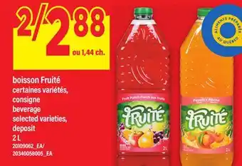 Maxi BOISSON FRUITÉ, 2 L offer