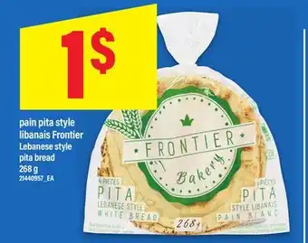 Maxi PAIN PITA STYLE LIBANAIS FRONTIER |LEBANESE STYLE PITA BREAD, 268 g offer