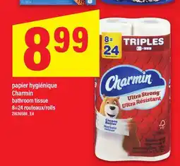 Maxi PAPIER HYGIÉNIQUE CHARMIN | BATHROOM TISSUE, 8=24 ROULEAUX/ROLLS offer