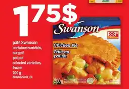 Maxi PÂTÉ SWANSON | POT PIE offer