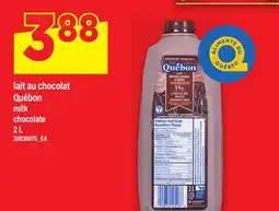 Maxi LAIT AU CHOCOLAT QUÉBON | MILK CHOCOLATE, 2 L offer