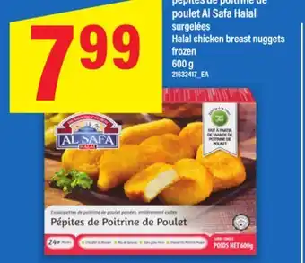 Maxi PÉPITES DE POITRINE DE POULET AL SAFA HALAL | HALAL CHICKEN BREAST NUGGETS, 600 G offer