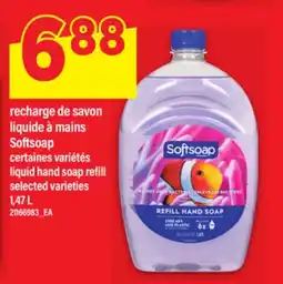 Maxi RECHARGE DE SAVON LIQUIDE À MAINS SOFTSOAP | LIQUID HAND SOAP REFILL, 1,47 L offer