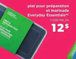 Provigo PLAT POUR PRÉPARATION ET MARINADE EVERYDAY ESSENTIALS offer