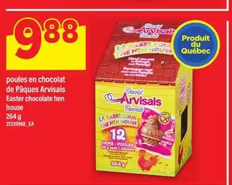 Maxi POULES EN CHOCOLAT DE PÂQUES ARVISAIS | EASTER CHOCOLATE HEN HOUSE, 264 G offer