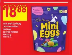 Maxi MINI ŒUFS CADBURY | MINI EGGS, 745-875 g offer