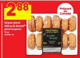 Maxi BEIGNES GLACÉS DÉLICES DU MARCHÉ | GLAZED DOUGHNUTS, 12 UN offer