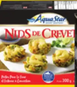 Giant Tiger Aqua Star crunchy breaded scallops or shrimp nests offer