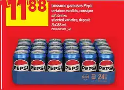 Maxi BOISSONS GAZEUSES PEPSI | SOFT DRINKS, 24X355 ML offer