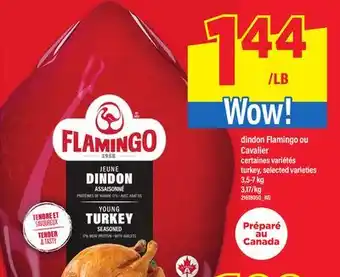 Maxi DINDON FLAMINGO OU CAVALIER | TURKEY, 3.5-7 KG, 3.17/kg offer