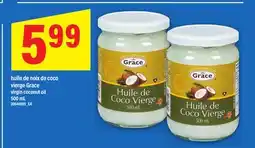 Maxi HUILE DE NOIX DE COCO VIERGE GRACE | VIRGIN COCONUT OIL, 500 ML offer