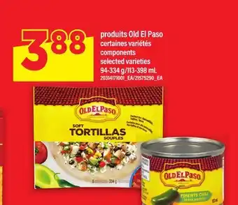 Maxi PRODUITS OLD EL PASO | COMPONENTS, 94-334 g/113-398 mL offer