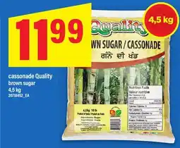 Maxi CASSONADE QUALITY | BROWN SUGAR, 4,5 KG offer