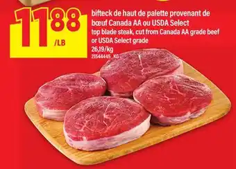 Maxi BIFTECK DE HAUT DE PALETTE PROVENANT DE BŒUF | TOP BLADE STEAK offer