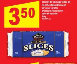 Maxi PRODUIT DE FROMAGE FONDU EN TRANCHES BLACK DIAMOND | PROCESS CHEESE PRODUCT, 410 g offer