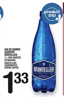 Marche Ami EAU DE SOURCE GAZÉIFIÉE MONTELLIER | MONTELLIER CARBONATED SPRING WATER offer