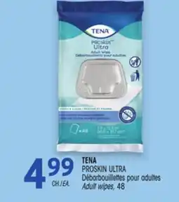 Uniprix TENA PROSKIN ULTRA Débarbouillettes pour adultes/Adult wipes offer