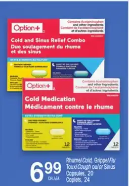 Uniprix Option+ Rhume,Grippe Toux/Cold,Flu Cough or Sinus offer