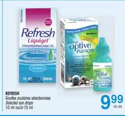 Uniprix REFRESH Gouttes oculaires sélectionnées Selected eye drops offer