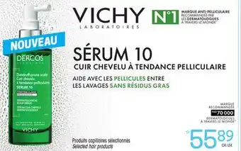 Uniprix VICHY Produits capillaires sélectionnés / Selected hair products offer