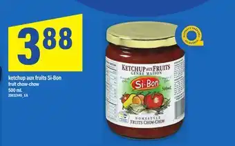 Maxi KETCHUP AUX FRUITS SI-BON | FRUIT CHOW-CHOW, 500 ML offer