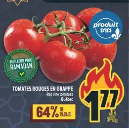 Marché Adonis TOMATES ROUGES EN GRAPPE | Red vine tomatoes offer