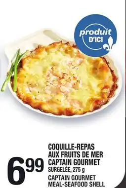 Marche Ami COQUILLE‑REPAS AUX FRUITS DE MER CAPTAIN GOURMET | CAPTAIN GOURMET MEAL-SEAFOOD SHELL offer