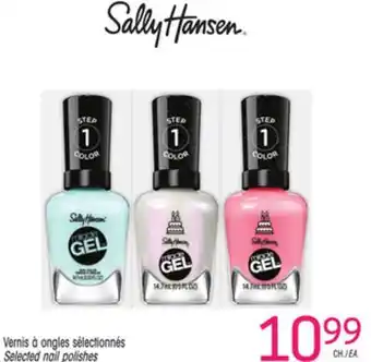 Uniprix Sally Hansen Vernis à ongles sélectionnés/Selected nail polishes offer