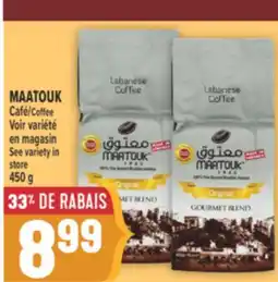 Marché Adonis MAATOUK CAFÉ | COFFEE offer